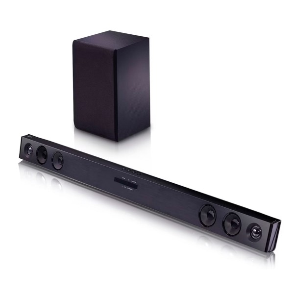 Lg sqc2 black / barra de sonido con subwoofer inalámbrico 500w 2.1ch